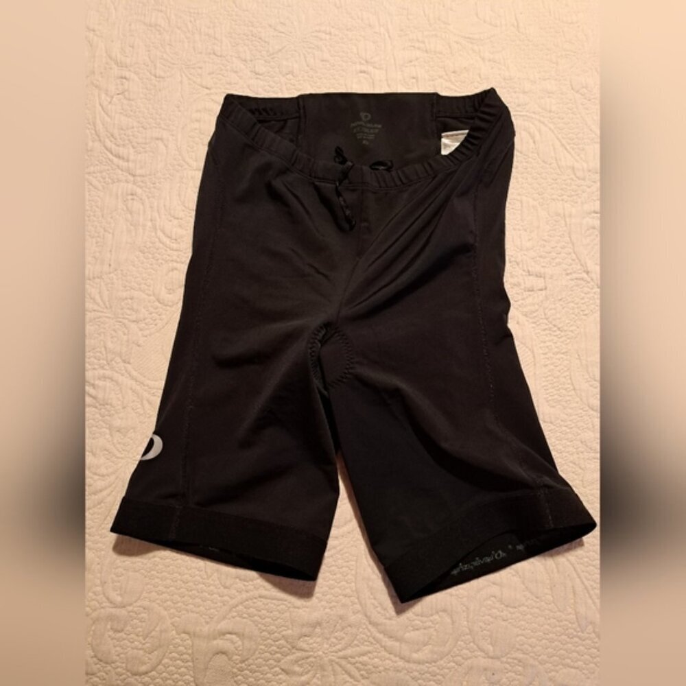 Pearl Izumi Select womens size XL padded cycling shorts, black leg grippers, EUC